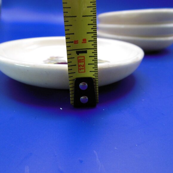 coasters ceramic rooster design vintage Poppytrail by Metlox Made in California - Picture 8 of 9